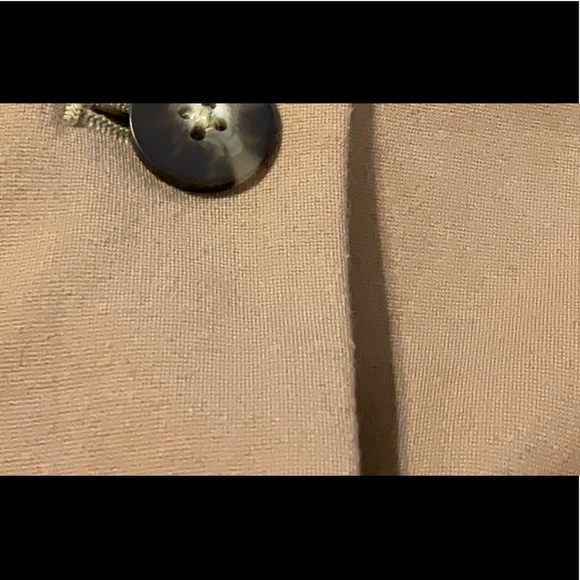 J. Jill Ponte Tan Long Blazer/Jacket w/ 3 Buttons. Size Large - Picture 5 of 5